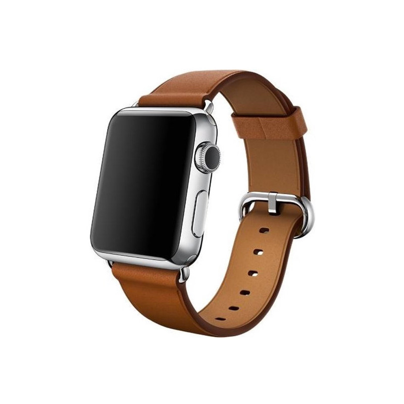 mechanisme Kwade trouw borduurwerk Apple Classic Buckle Apple Watch band 38mm / 40mm brown ✓