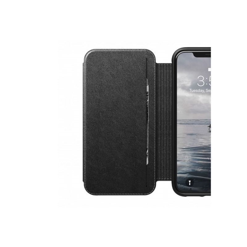 aftrekken Crack pot Wens Nomad Rugged Case Tri-Folio iPhone X / XS black
