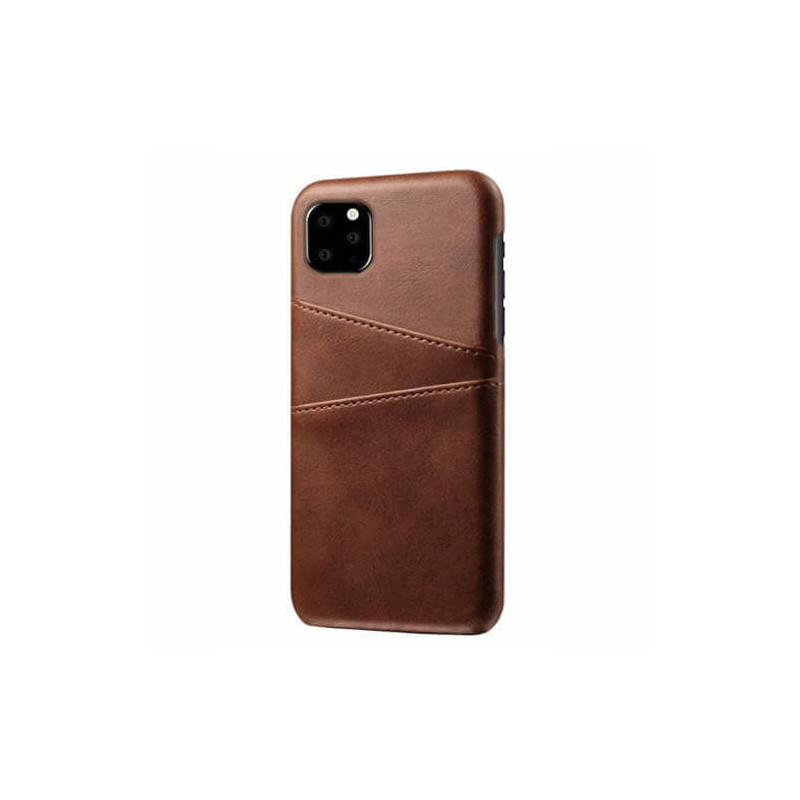 Beukende Menagerry uitvinden Casecentive Leren Wallet back case iPhone 11 Pro Max bruin