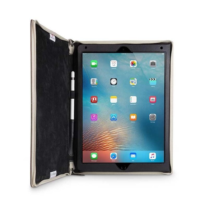 Twelve South BookBook Case for iPad Mini 6 | マルチアングル表示対応、書類やケーブル収納ポケット付きハードレザーカバー。iPad mini   Apple Pencil用