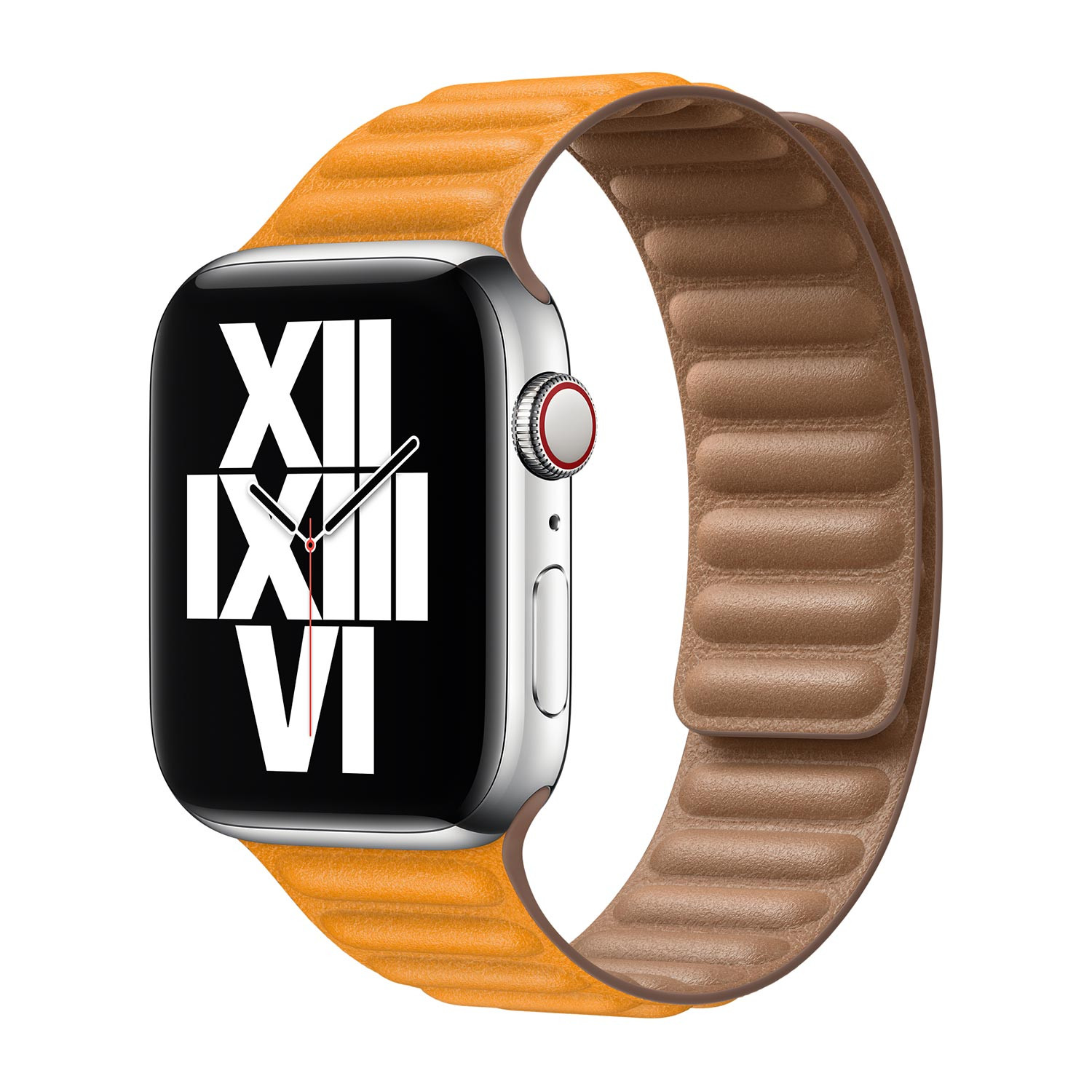 Storm Grey Leather Link Band for Apple Watch - iSTRAP