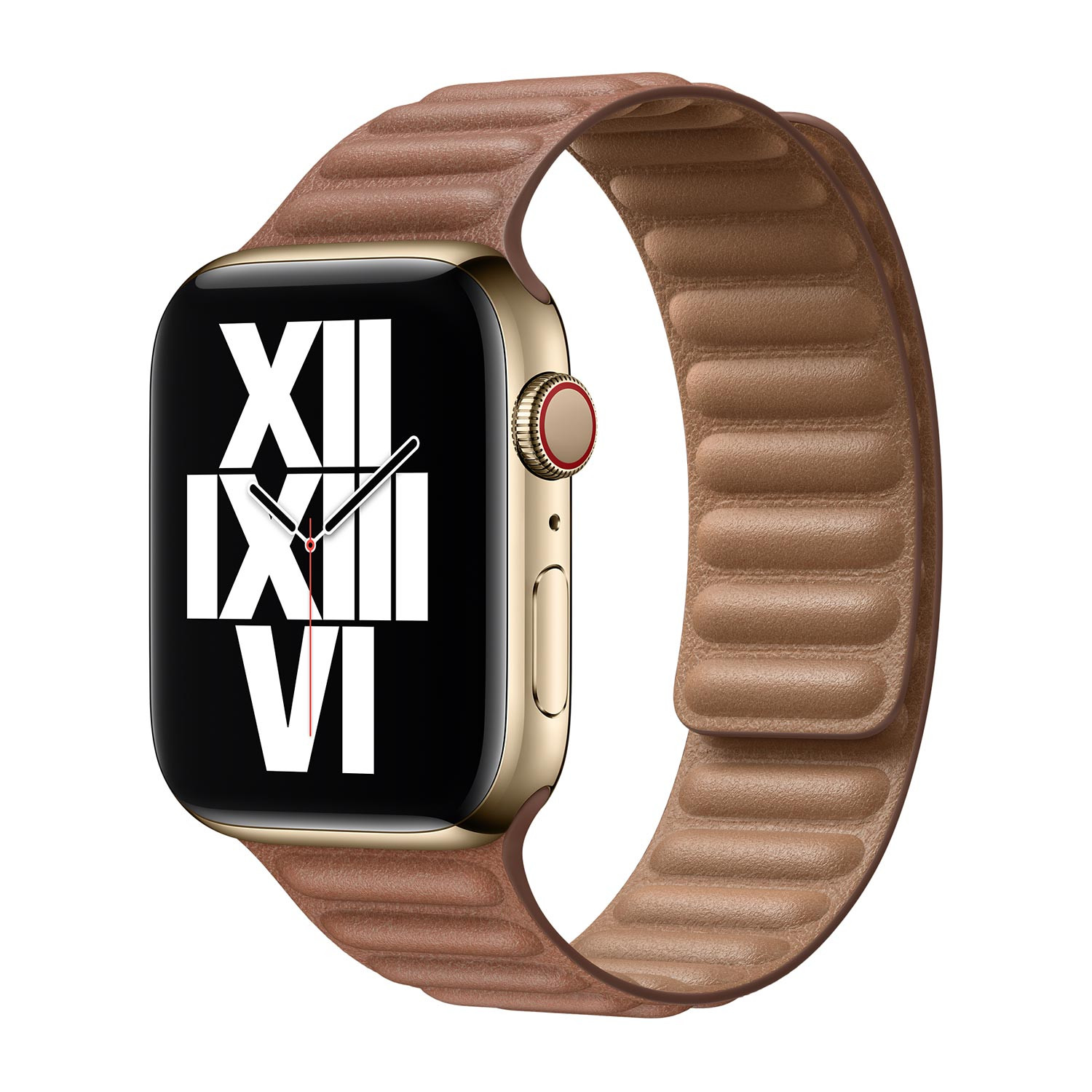 For Apple Watch Leather Link Magnetic Strap Band 42-49mm Ultra