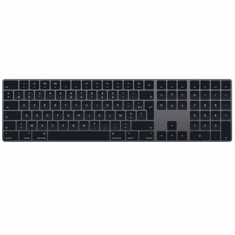 vergeven Feodaal achterlijk persoon Apple Magic Keyboard with Numeric Keypad AZERTY space grey