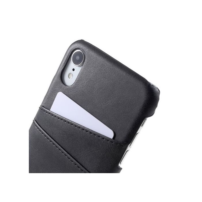 Casecentive Leren Wallet back case iPhone XR zwart