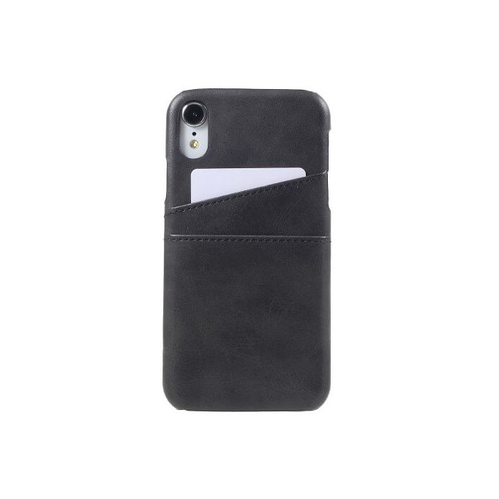 Casecentive Leren Wallet back case iPhone XR zwart