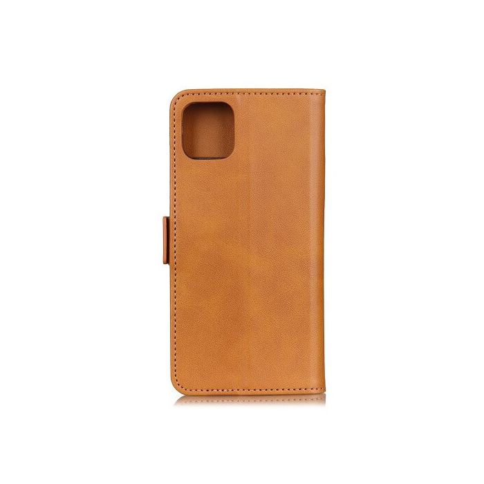 Casecentive Magnetische Leren Wallet case Galaxy A71 tan