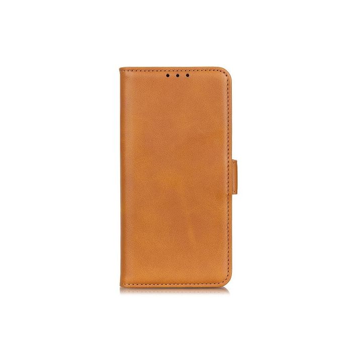Casecentive Magnetische Leren Wallet case Galaxy A71 tan