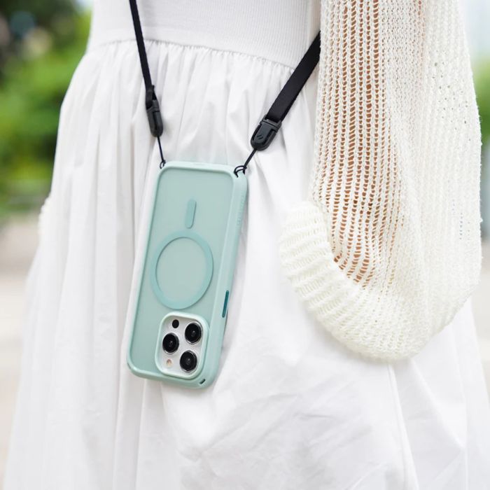 Catalyst Influence Case Compatible with MagSafe iPhone 15 Pro Sage Green