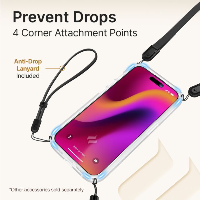 Catalyst Influence Case with MagSafe iPhone 15 Pro Clear