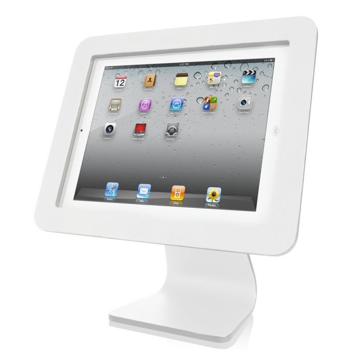 MacLocks iPad Enclosure Kiosk / iPad standaard aluminium wit