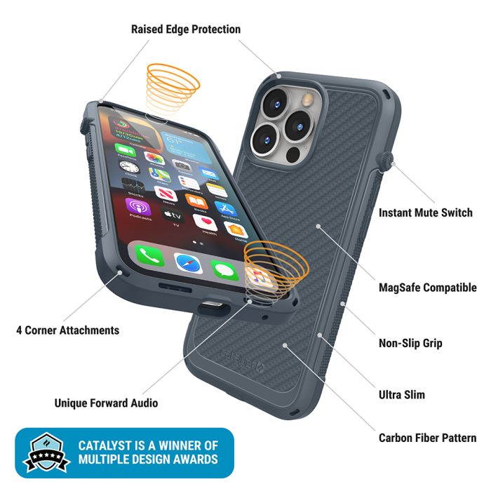 Catalyst Vibe Case with MagSafe iPhone 13 Pro Max Battleship Gray