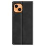 Casecentive Magnetic Leather Wallet case iPhone 13 Mini black sticky