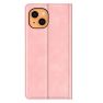 Casecentive Magnetic Leather Wallet case iPhone 13 pink sticky