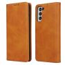 Casecentive Leather Wallet case Luxe Samsung Galaxy S21 Plus tan sticky