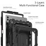 Casecentive Handstrap Pro Hardcase with strap Galaxy Tab S9 Ultra black thumbnail