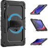 Casecentive Handstrap Pro Hardcase with strap Galaxy Tab S9 Ultra black thumbnail