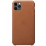 Apple leather case iPhone 11 Pro Saddle Brown sticky