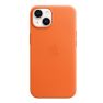 Apple leather case iPhone 14 Plus Orange sticky