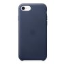 Apple leather case iPhone 7 / 8 / SE 2020 Midnight Blue sticky