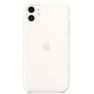 Apple silicone case iPhone 11 white sticky