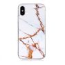 Casecentive Slim Hardcase Marble iPhone X / XS wit  sticky