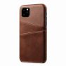 Casecentive Leren Wallet back case iPhone 12 Mini brown sticky