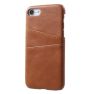 Casecentive Leren Wallet back case iPhone 7 / 8 / SE 2020 bruin sticky