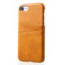 Casecentive Leren Wallet back case iPhone 7 / 8 / SE 2020 tan sticky