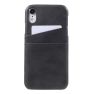 Casecentive Leren Wallet back case iPhone XR zwart thumbnail
