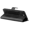 Casecentive Leather Wallet case with closure iPhone 16 Pro black thumbnail