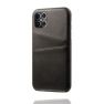 Casecentive Leren Wallet back case iPhone 12 Pro Max Black sticky