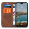 Casecentive Leren Wallet case Huawei P20 Pro bruin sticky