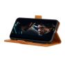Casecentive Magnetische Leren Wallet case Galaxy A71 tan thumbnail