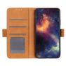 Casecentive Magnetische Leren Wallet case Galaxy S20 tan sticky