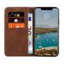 Casecentive Leren Wallet case iPhone 11 bruin sticky