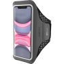 Mobiparts Comfort Fit Sport Armband Apple iPhone 11 Zwart sticky