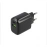 Musthavz Power Delivery oplader 20 Watt met USB-A en USB-C poort zwart sticky