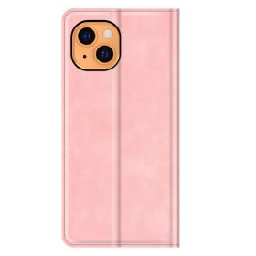 Casecentive Magnetic Leather Wallet case iPhone 13 pink