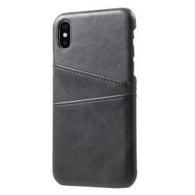 Casecentive Leren Wallet back case iPhone X / XS zwart