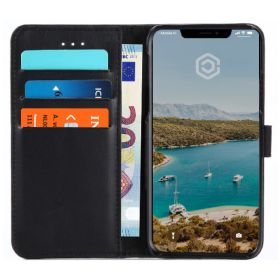 Casecentive Leren Wallet Protective Case iPhone X / XS zwart